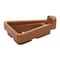 Pot Toes The Decksaver 1 in. H X 2 in. W X 3 in. D Plastic Planter Feet Terracotta, PK6 PT-06TCCS - alternate 4